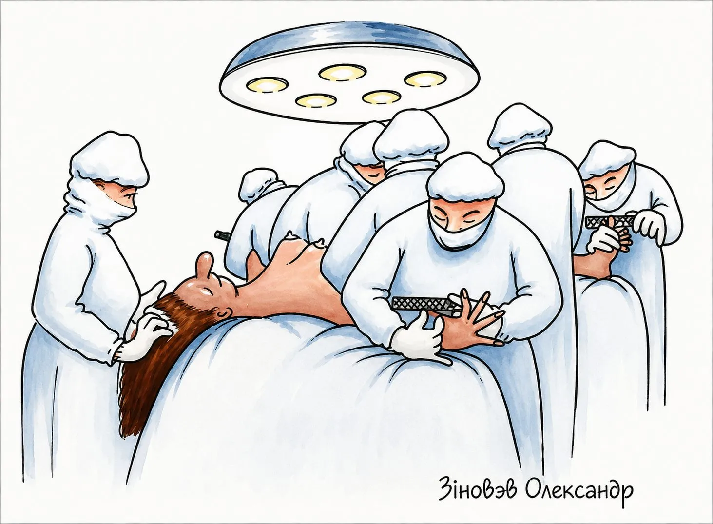 Cartoon by Oleksandr Zinovyev