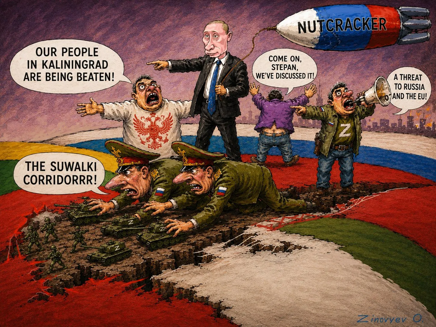Cartoon by Oleksandr Zinovyev