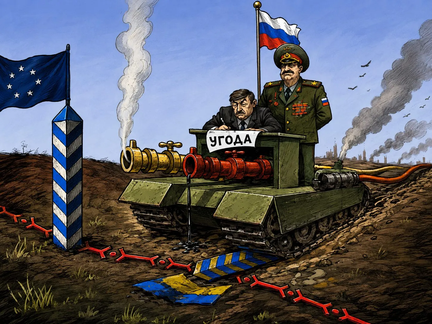 Cartoon by Oleksandr Zinovyev