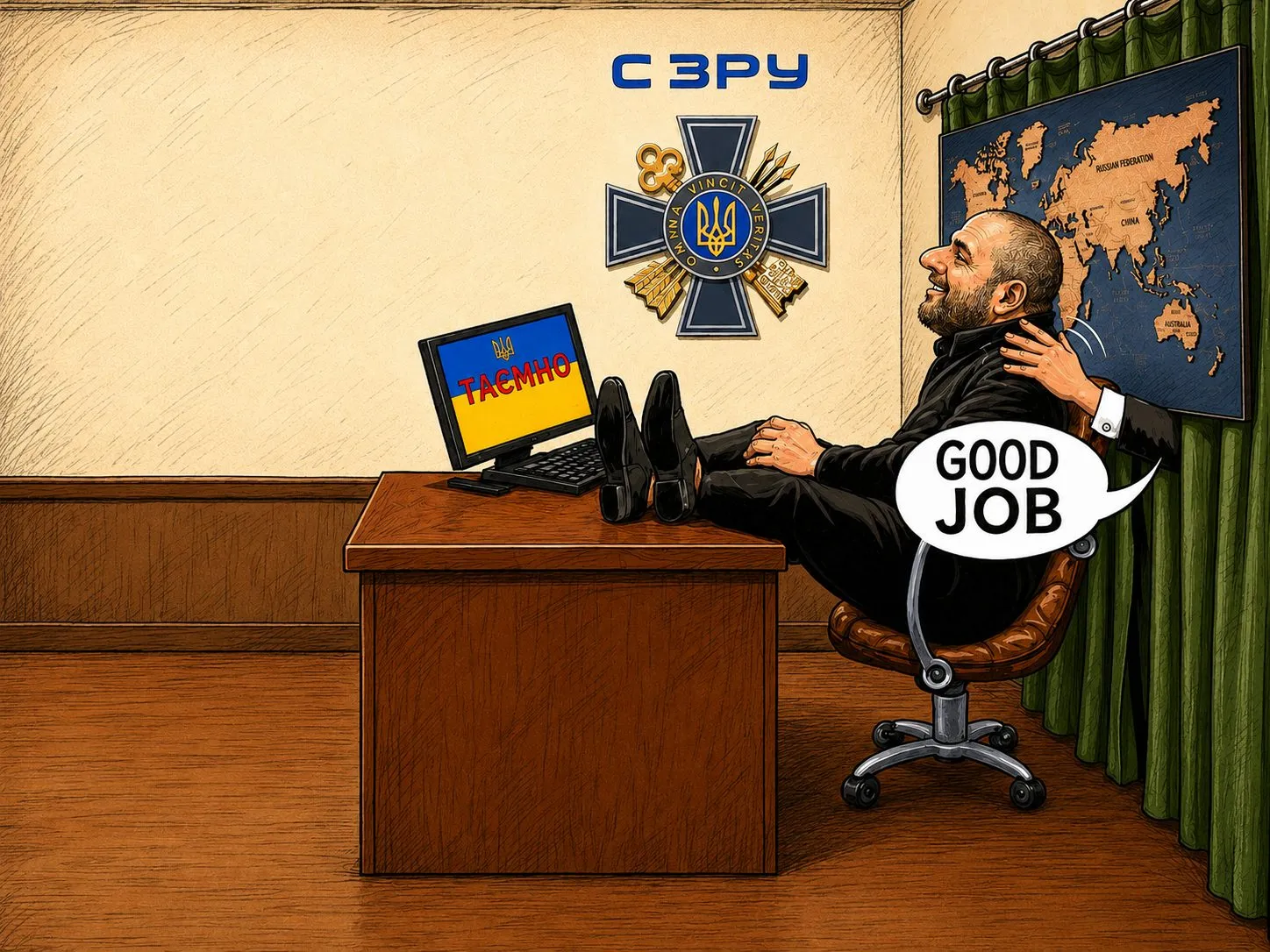 Cartoon by Oleksandr Zinovyev