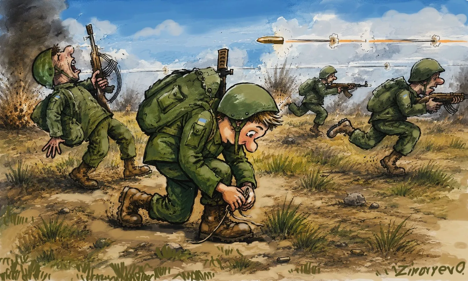 Cartoon by Oleksandr Zinovyev