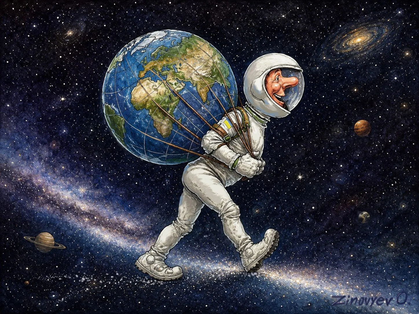 Cartoon by Oleksandr Zinovyev