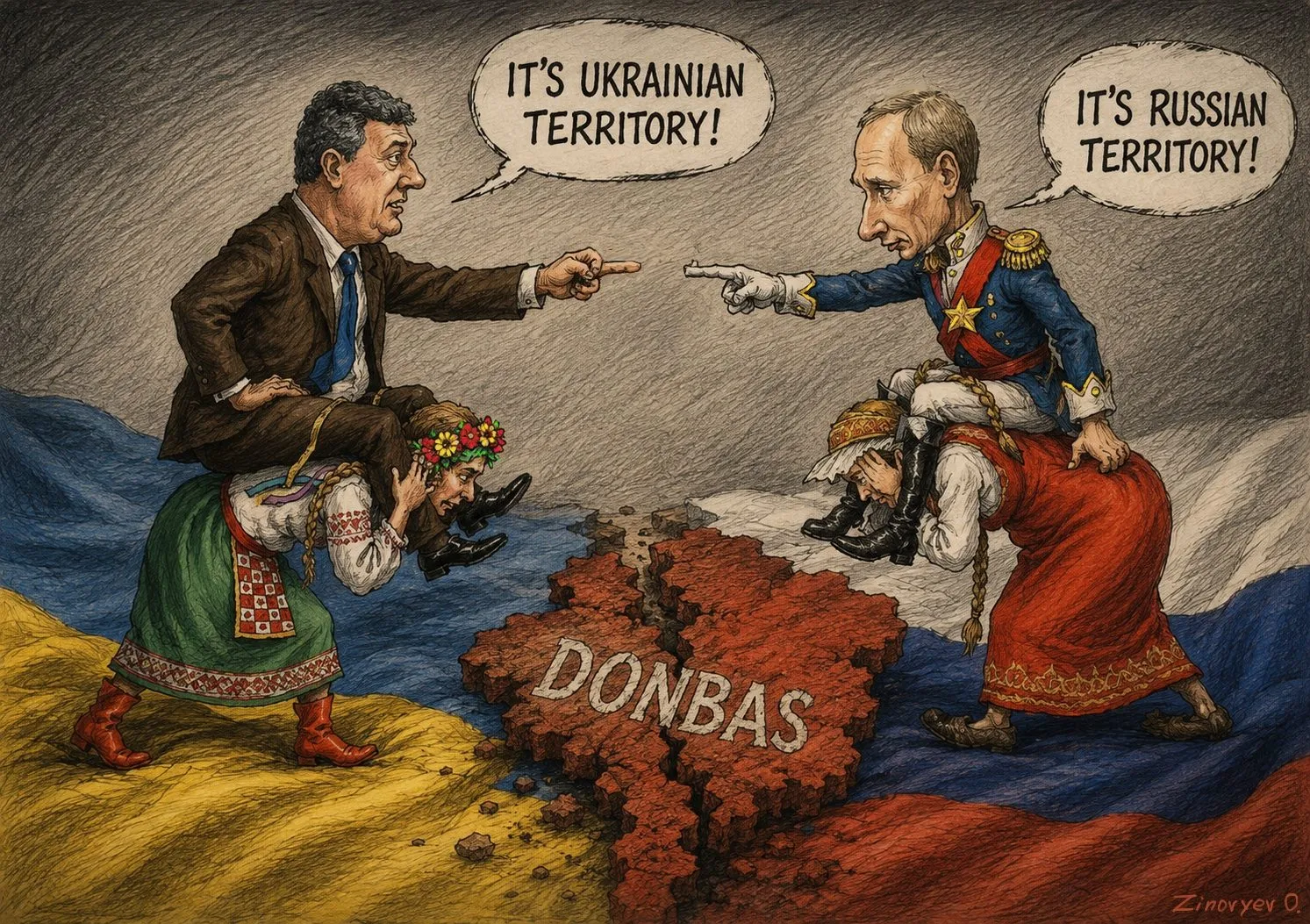 Cartoon by Oleksandr Zinovyev