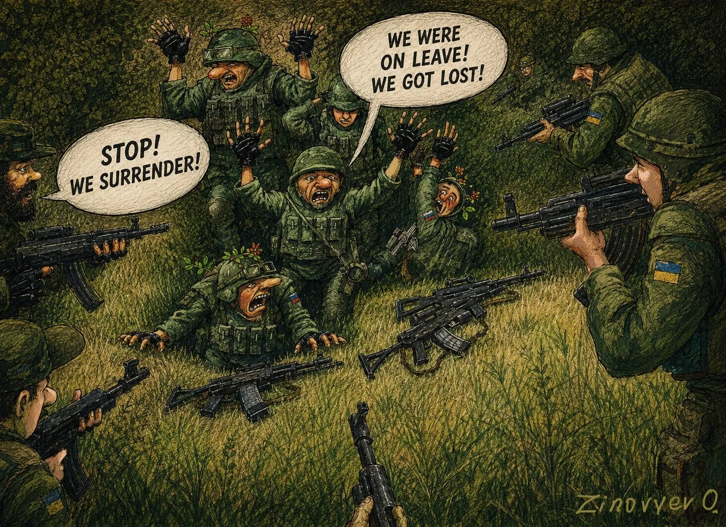 Cartoon by Oleksandr Zinovyev