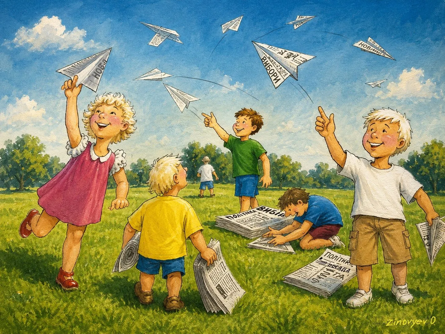 Cartoon by Oleksandr Zinovyev