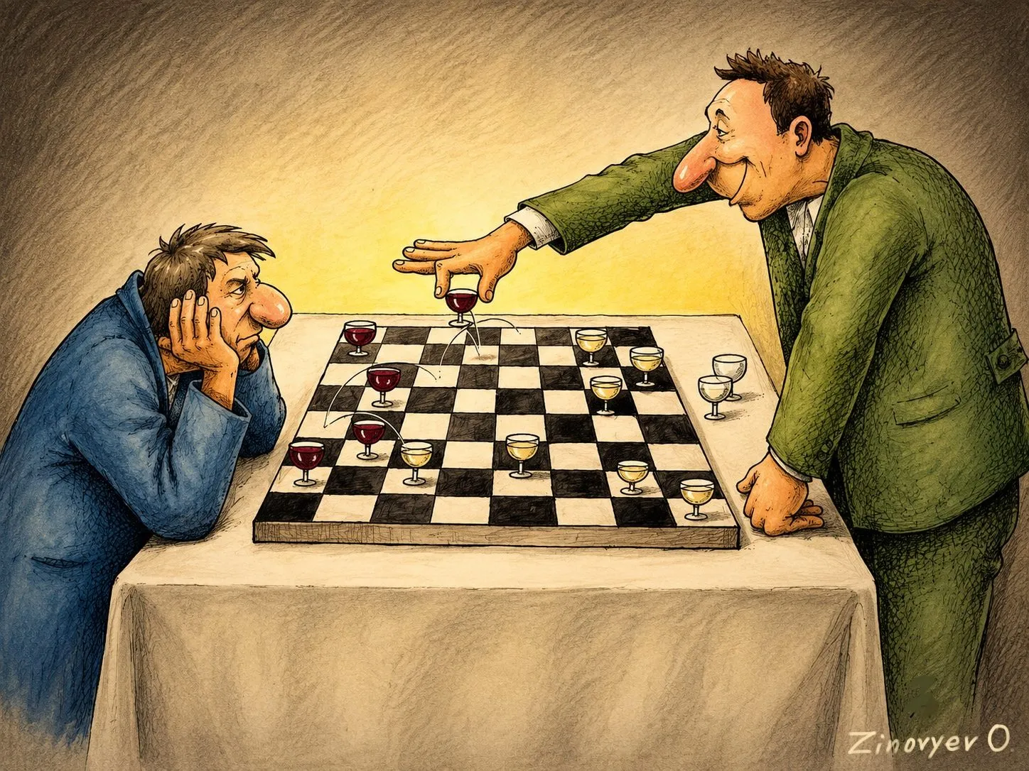 Cartoon by Oleksandr Zinovyev