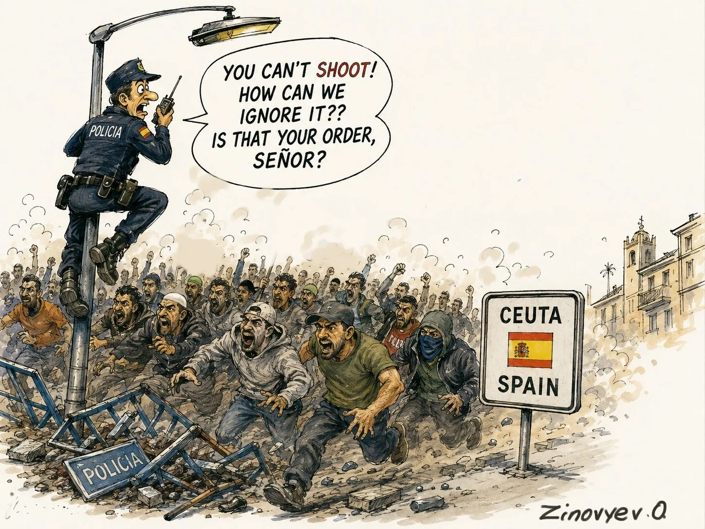 Cartoon by Oleksandr Zinovyev
