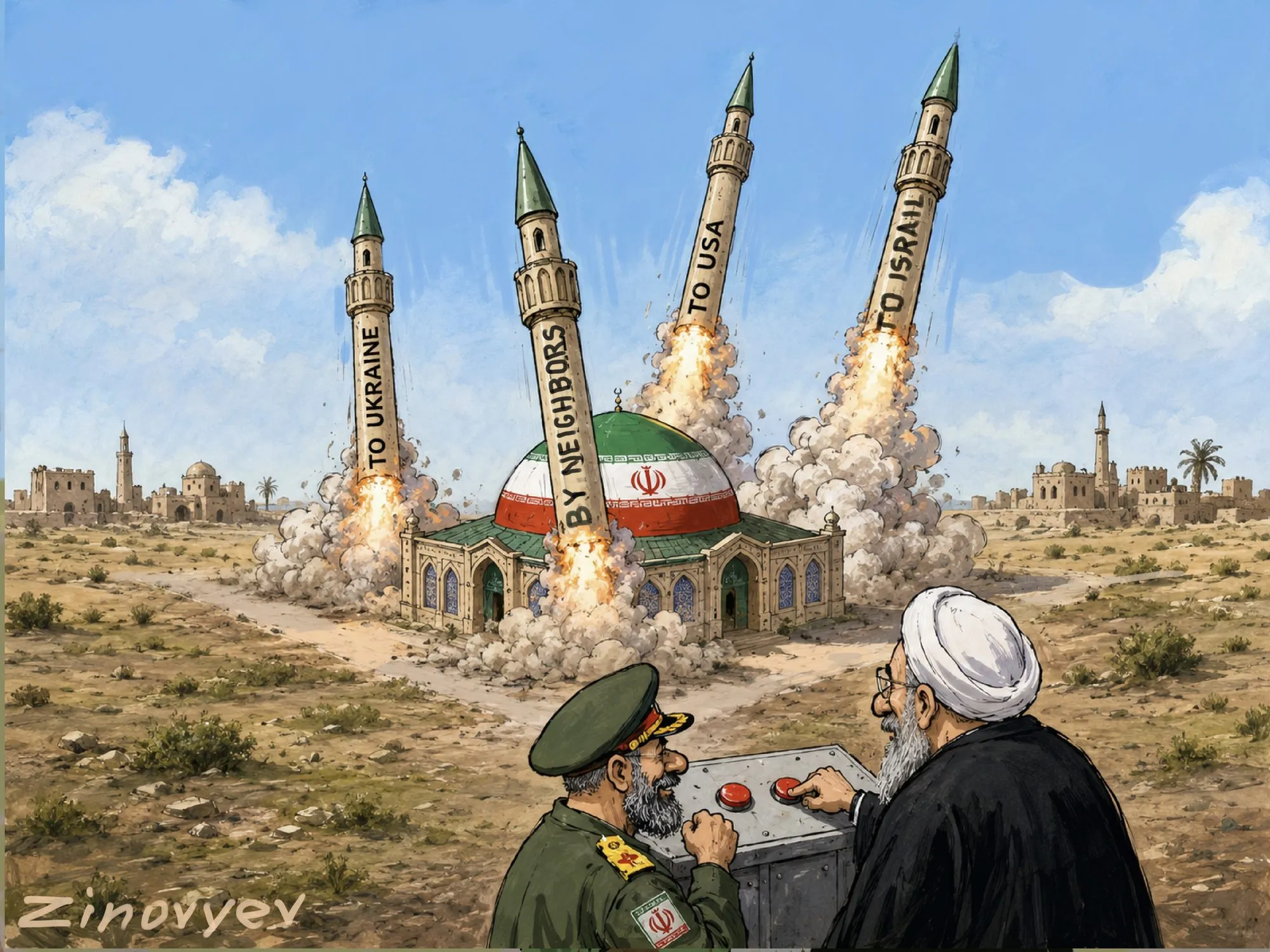 Cartoon by Oleksandr Zinovyev