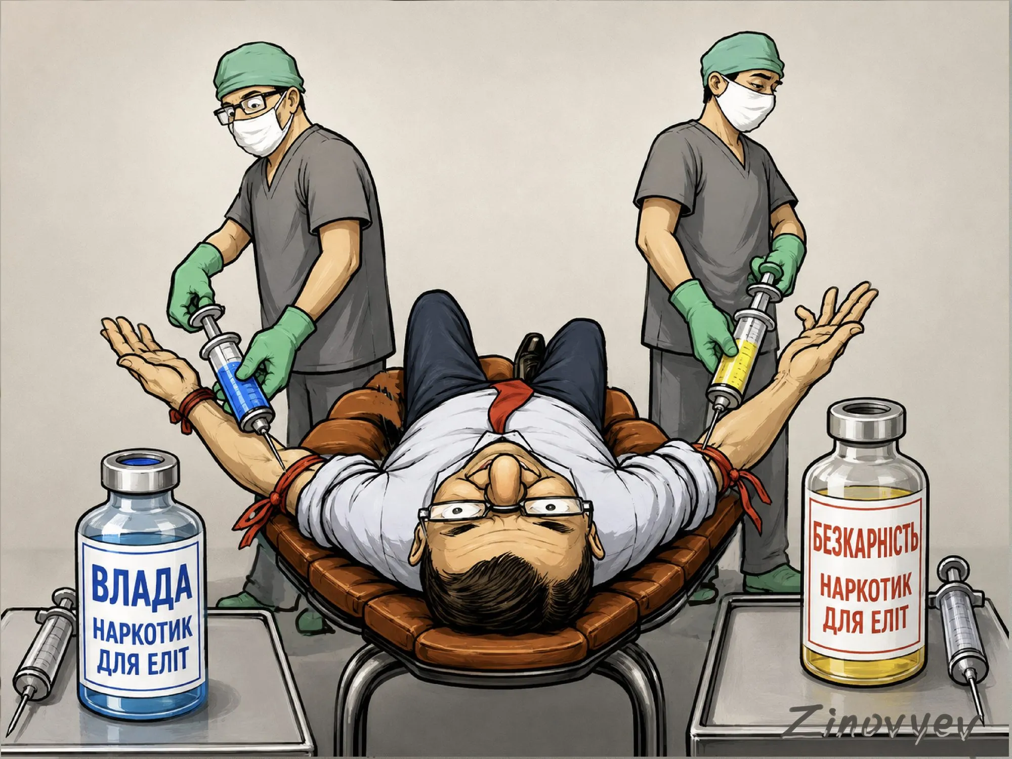 Cartoon by Oleksandr Zinovyev