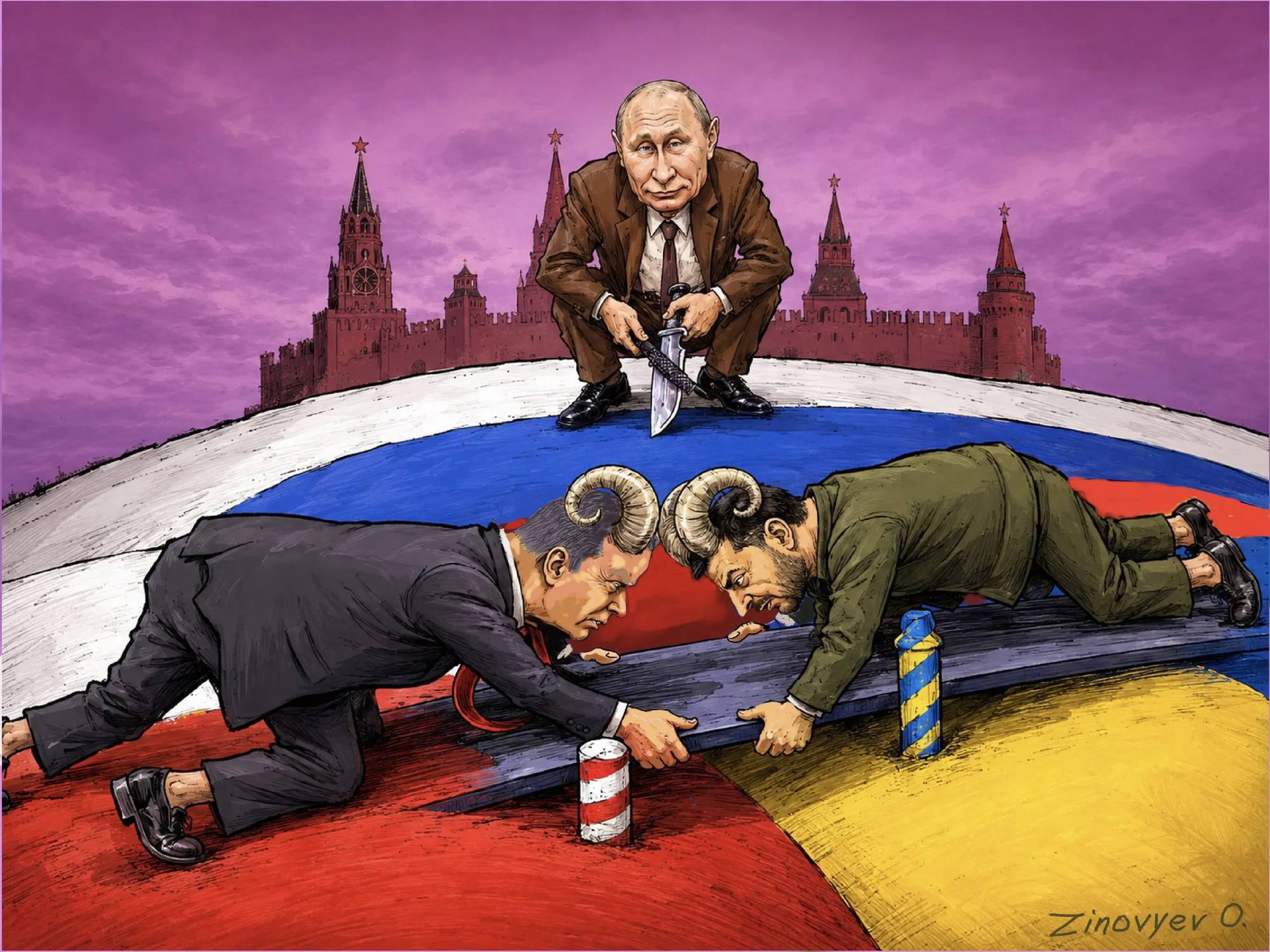Cartoon by Oleksandr Zinovyev