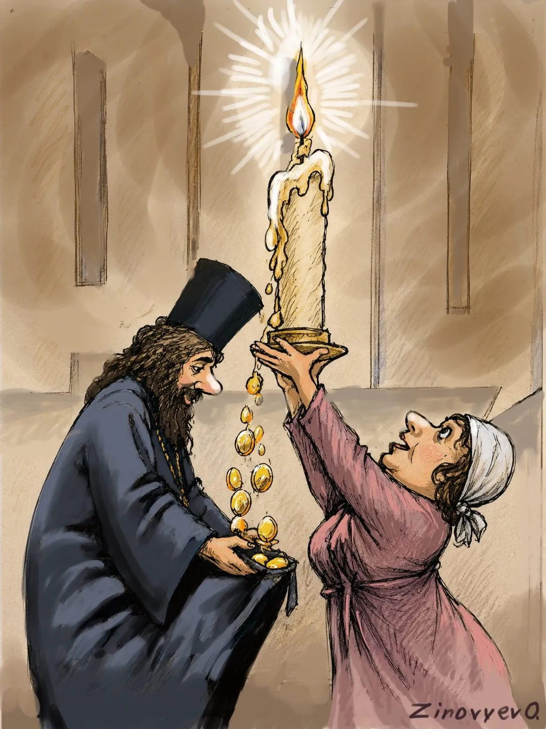Cartoon by Oleksandr Zinovyev