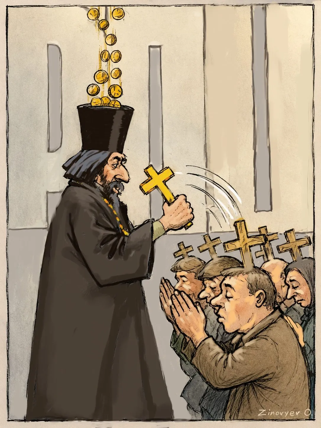 Cartoon by Oleksandr Zinovyev