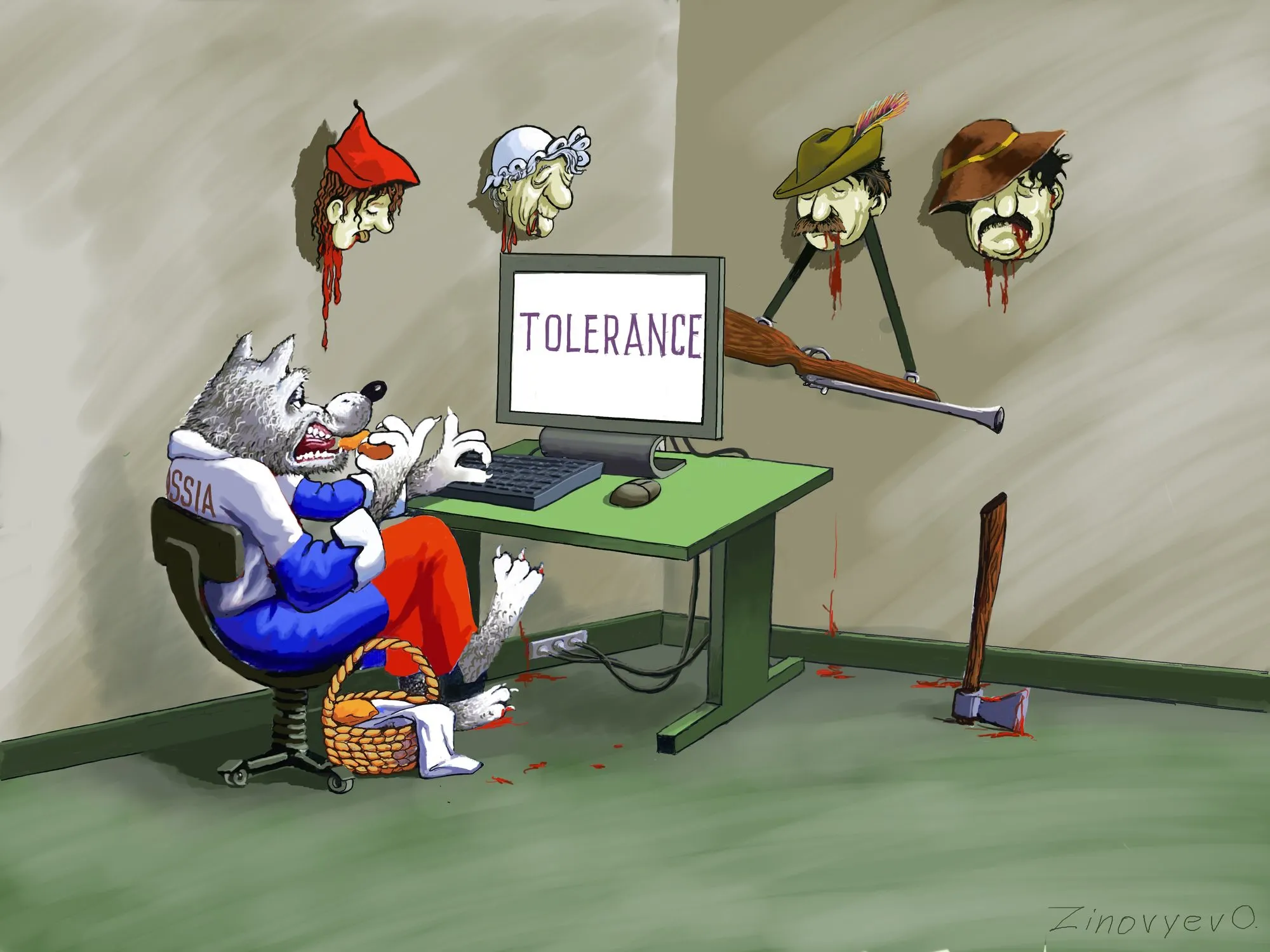 Cartoon “Once There Was a Red Riding Hood, and Others” by Oleksandr Zinovyev