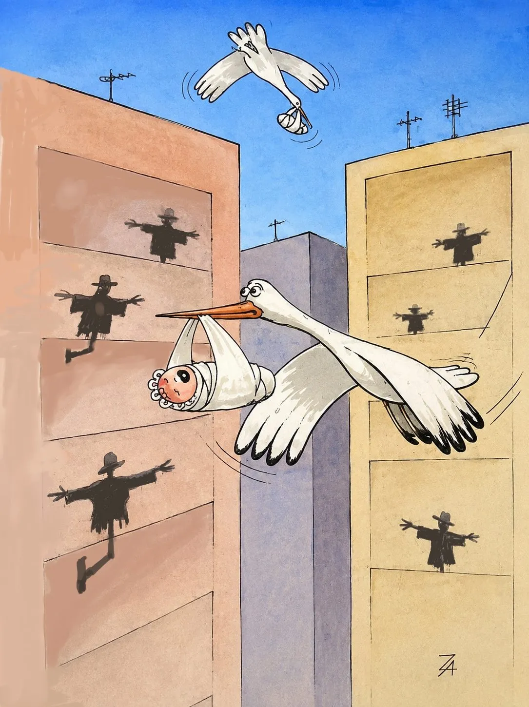 Cartoon “Brushes” by Oleksandr Zinovyev