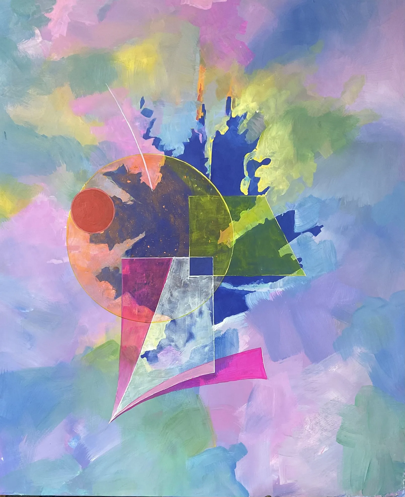 Work on paper “Colour Patch” by Oleksandr Zinovyev