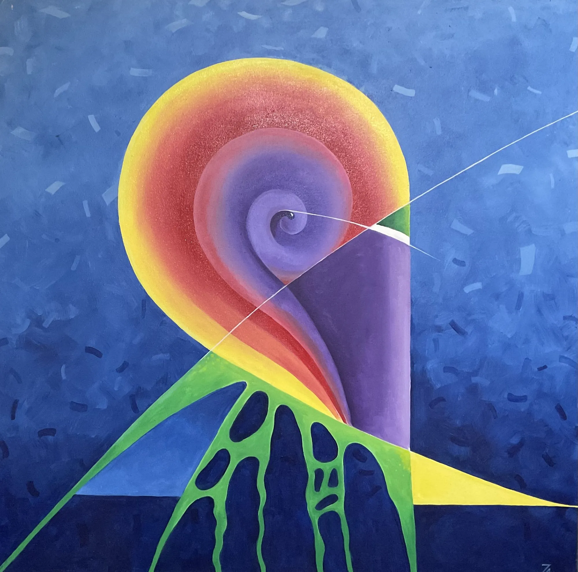 Painting “Octopus” by Oleksandr Zinovyev