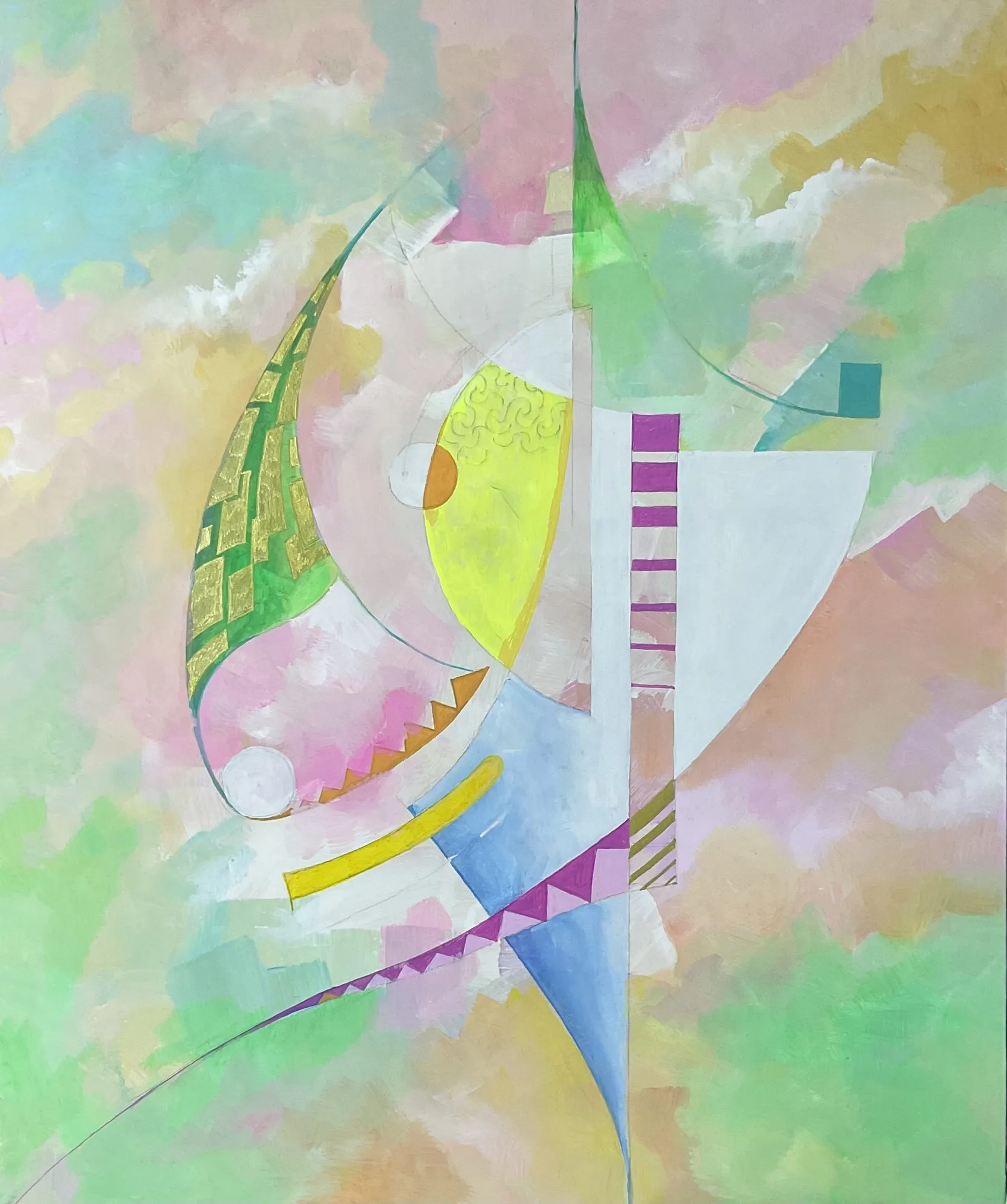 Painting “The Ladder” by Oleksandr Zinovyev