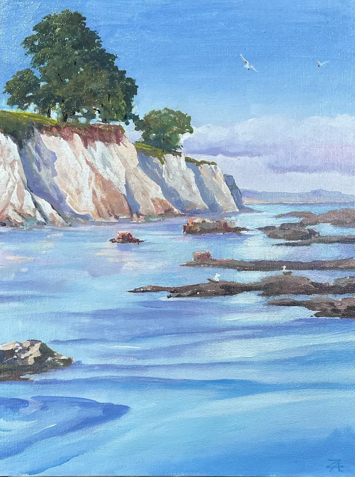 Painting “Sketch: Floodwater” by Oleksandr Zinovyev