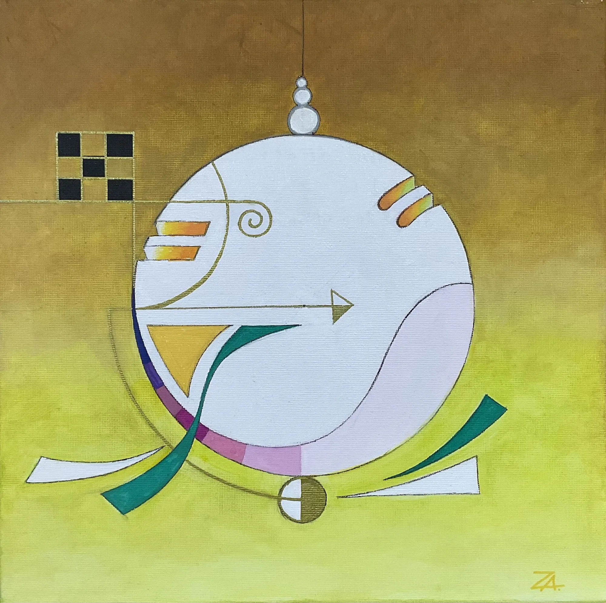Painting “Kolobok” by Oleksandr Zinovyev