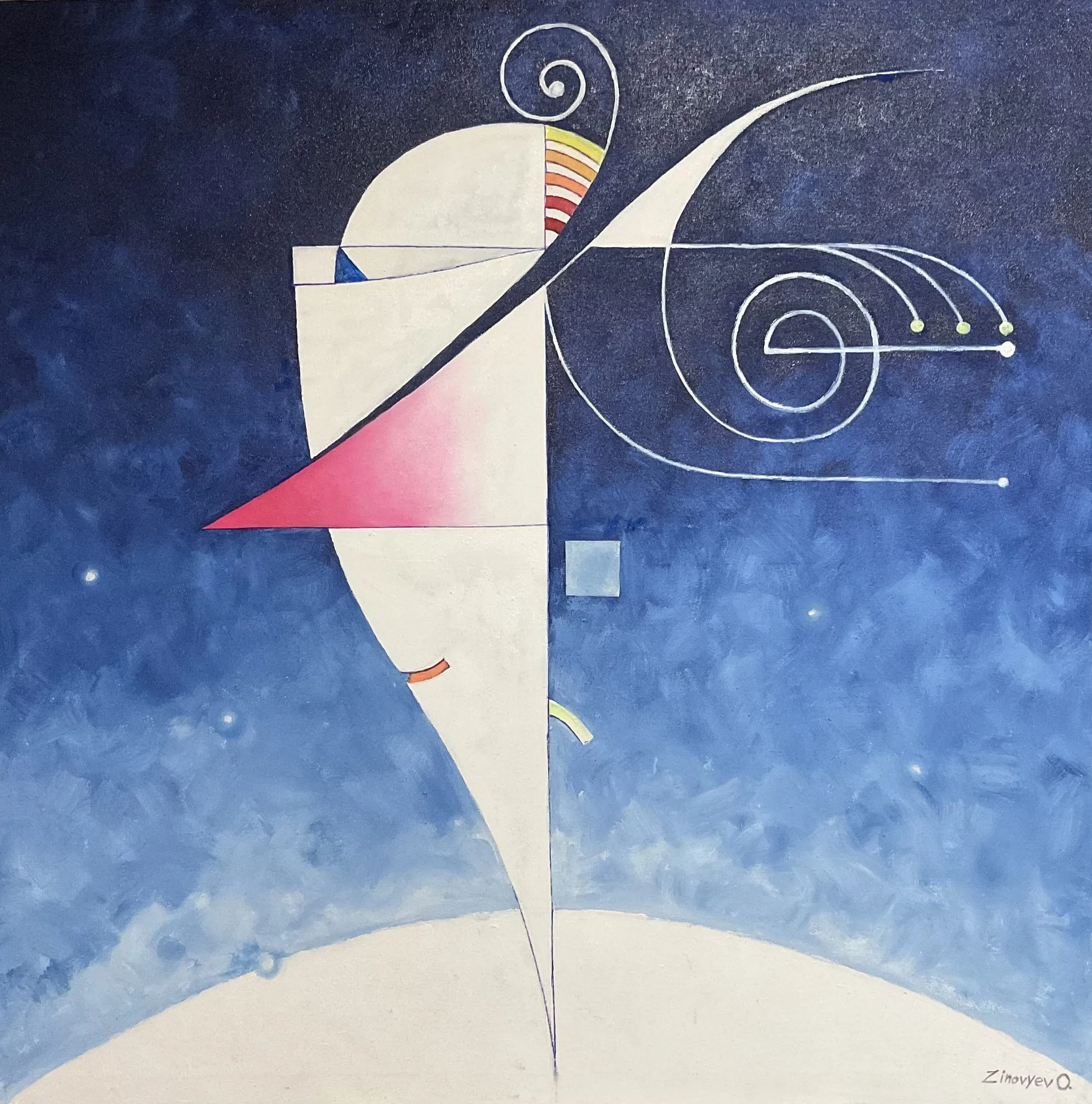 Painting “The Curly One” by Oleksandr Zinovyev