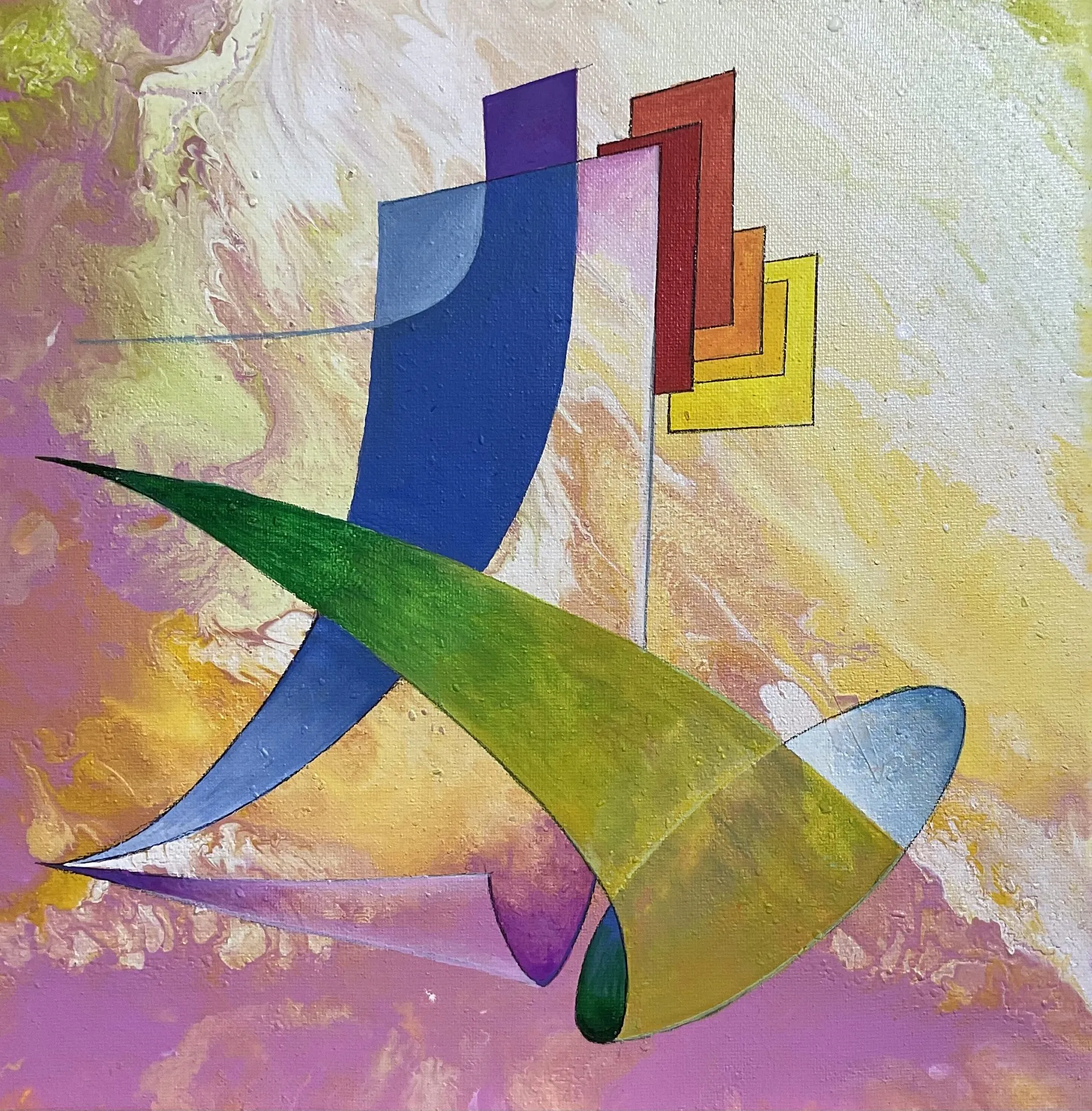 Painting “A Pocket of Space” by Oleksandr Zinovyev