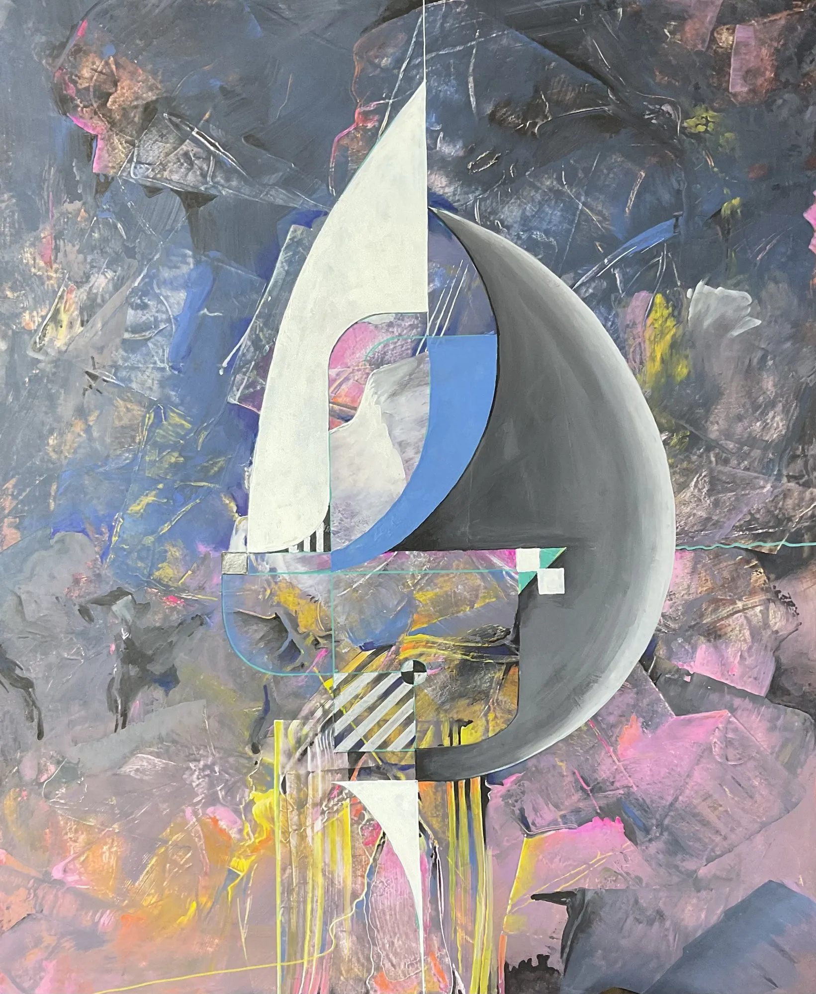 Painting “Mask” by Oleksandr Zinovyev