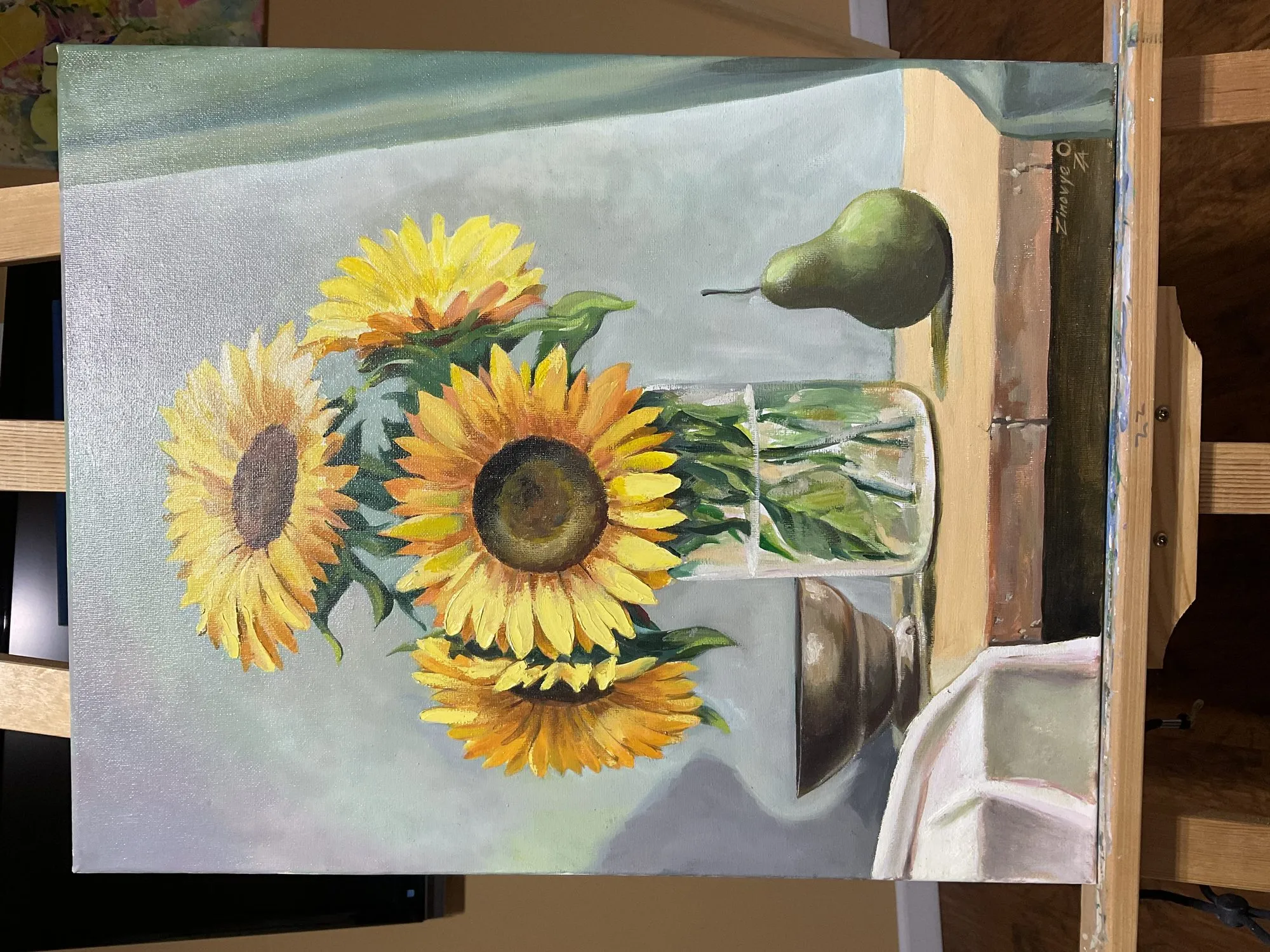 Painting “Still Life with Sunflowers” by Oleksandr Zinovyev