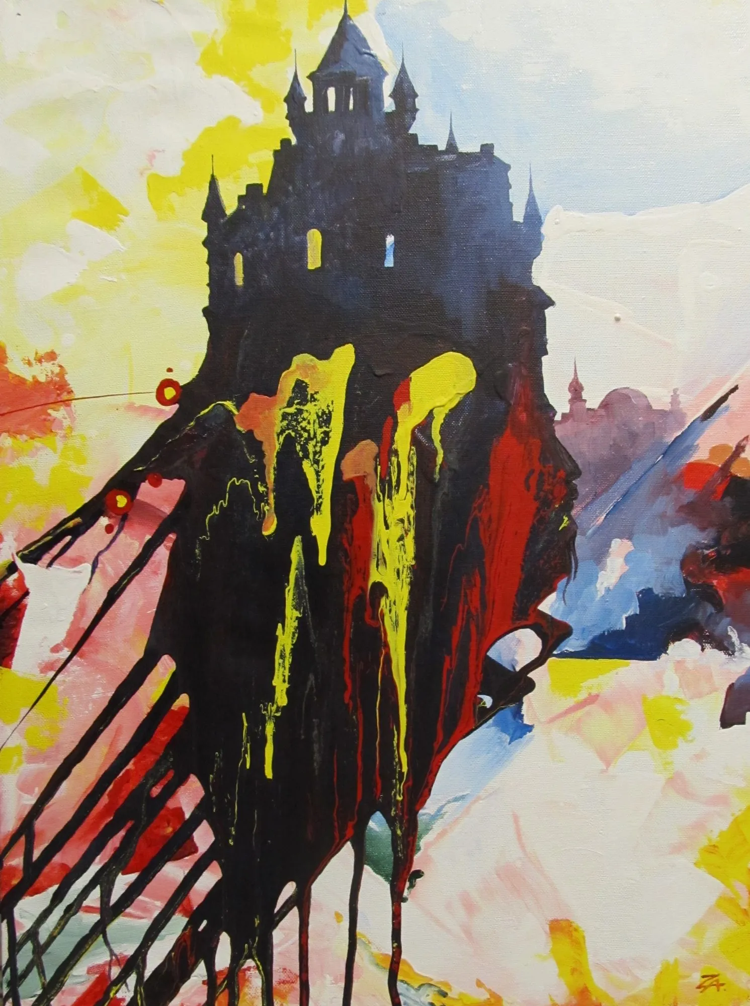 Painting “The Castle Ghost” by Oleksandr Zinovyev