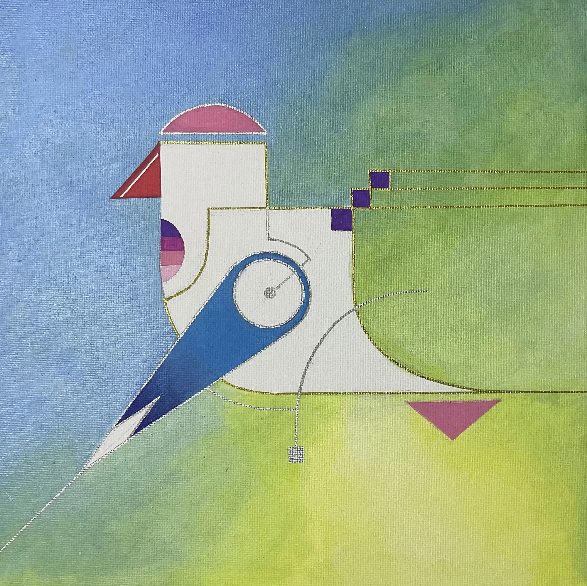 Painting “Little Bird” by Oleksandr Zinovyev