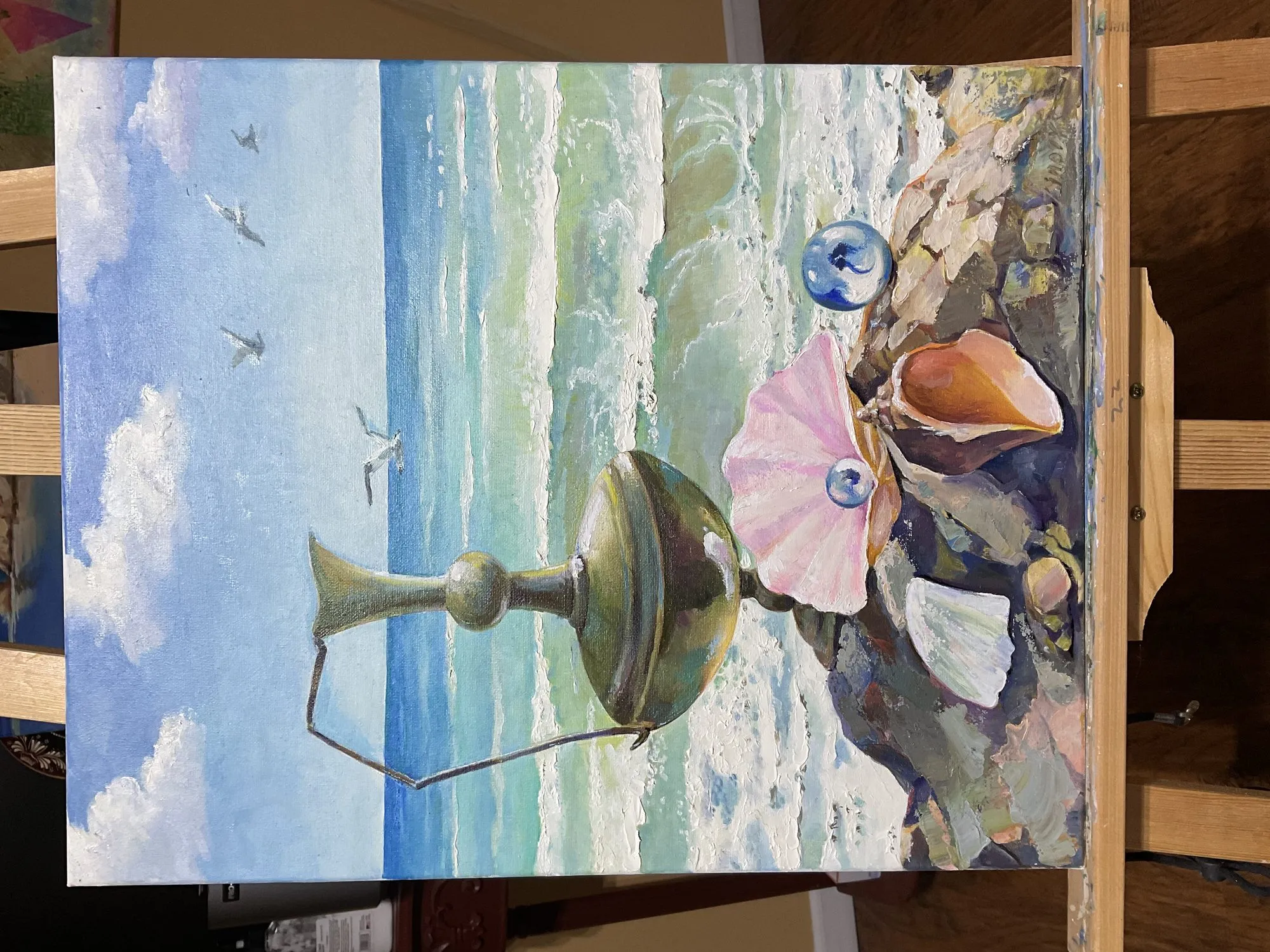 Painting “Snails and a Vase” by Oleksandr Zinovyev