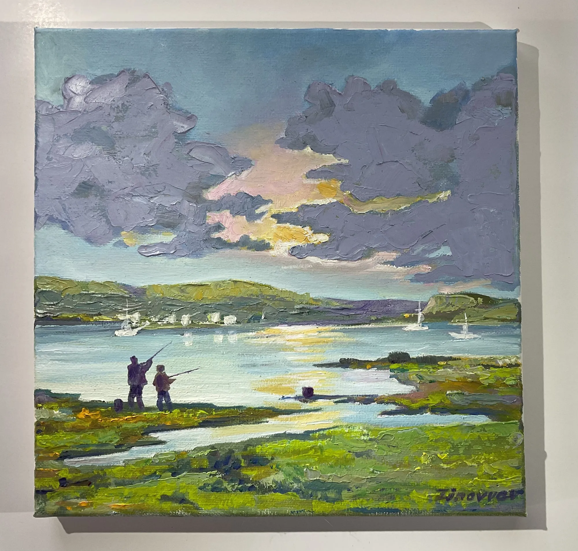 Painting “Fishermen” by Oleksandr Zinovyev