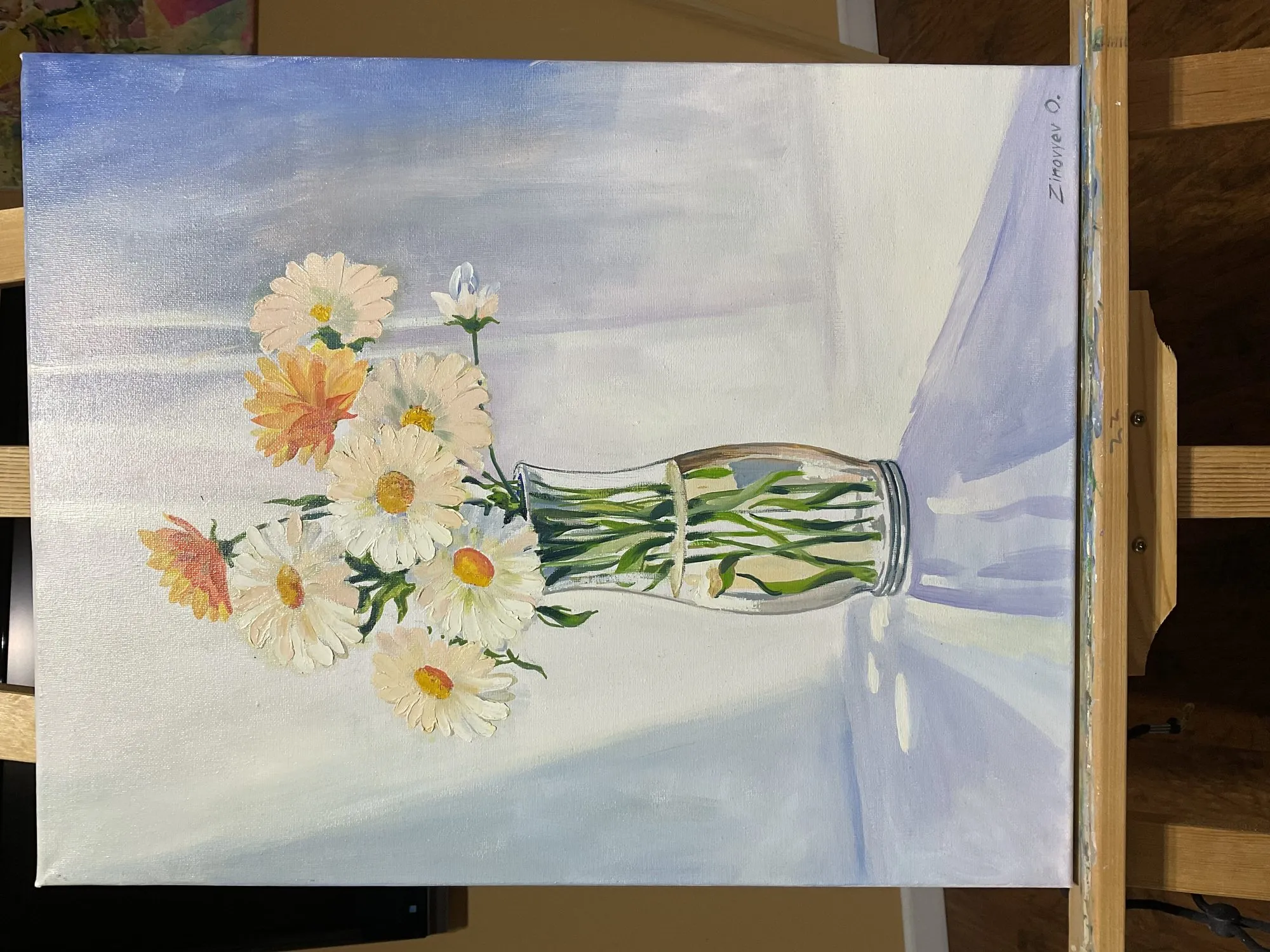 Painting “Daisies” by Oleksandr Zinovyev