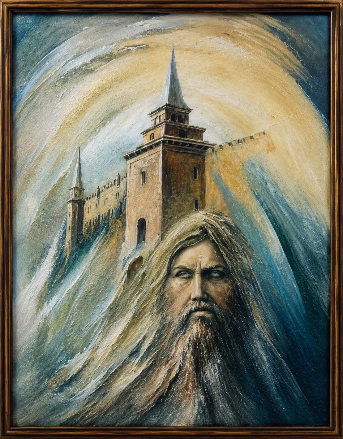 Painting “Dreams III: Spirit of the Old Castle” by Oleksandr Zinovyev