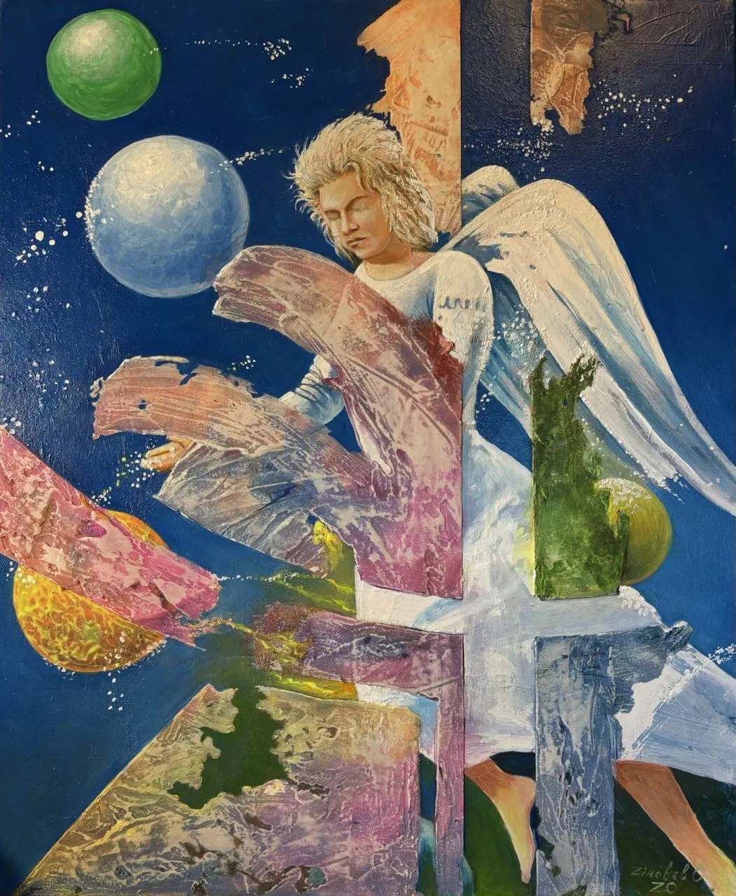 Painting “Dreams VII: Sleeping Angel” by Oleksandr Zinovyev