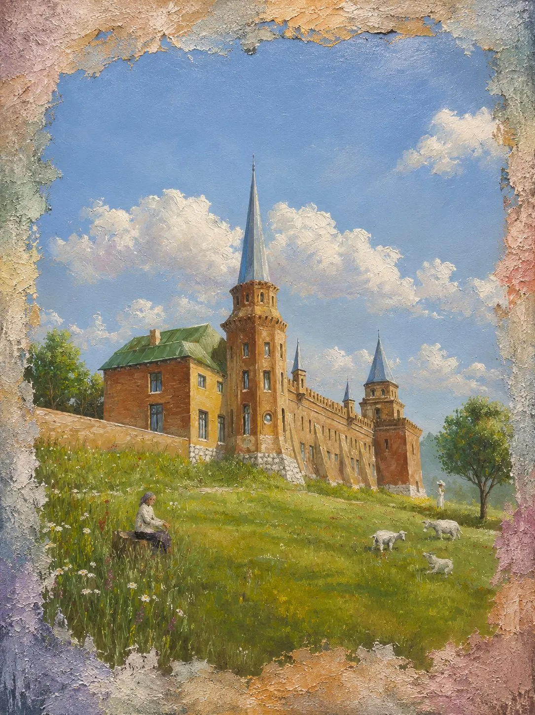 Painting “Memories of the Castle” by Oleksandr Zinovyev