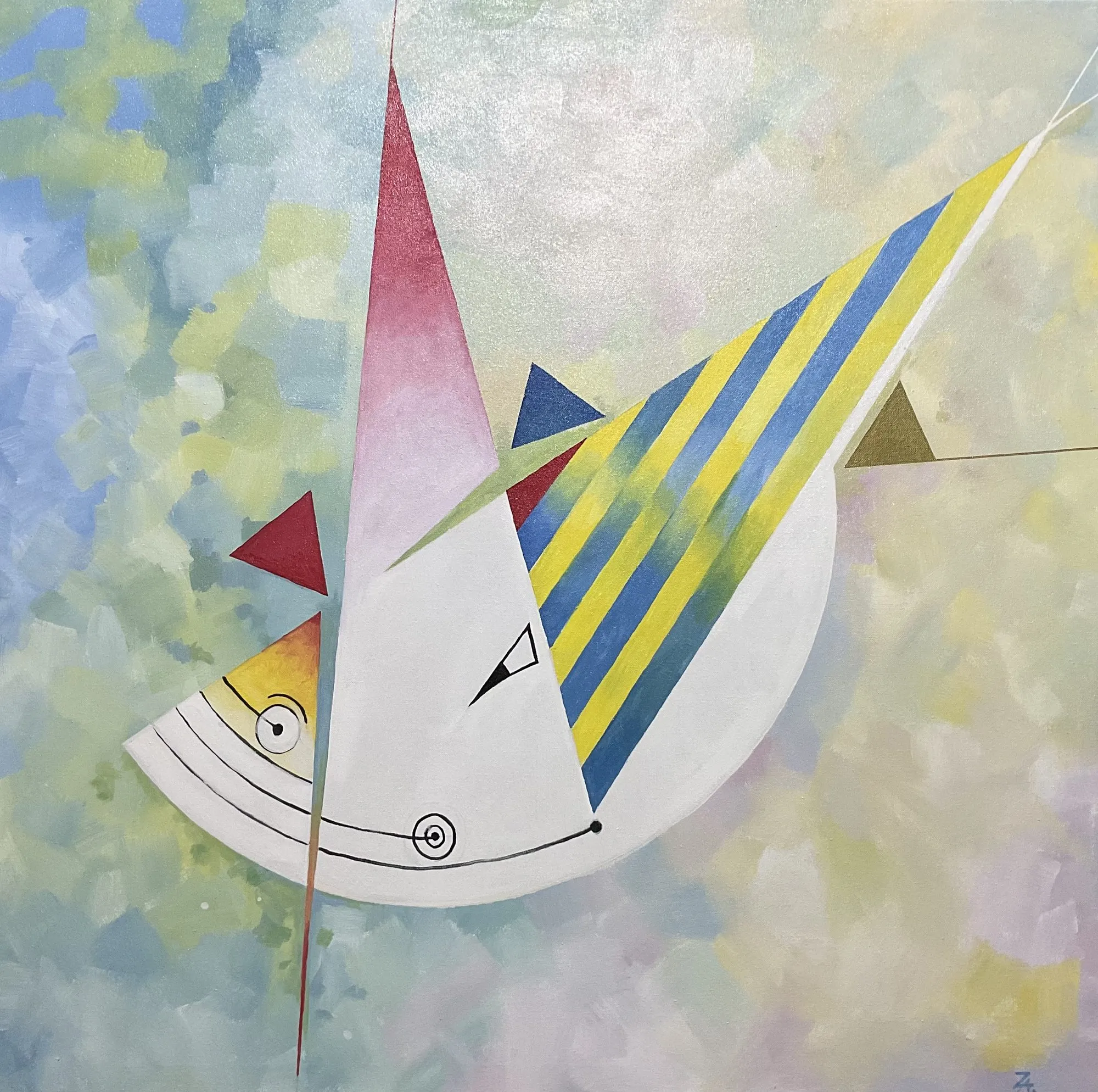Painting “The Hooligan” by Oleksandr Zinovyev
