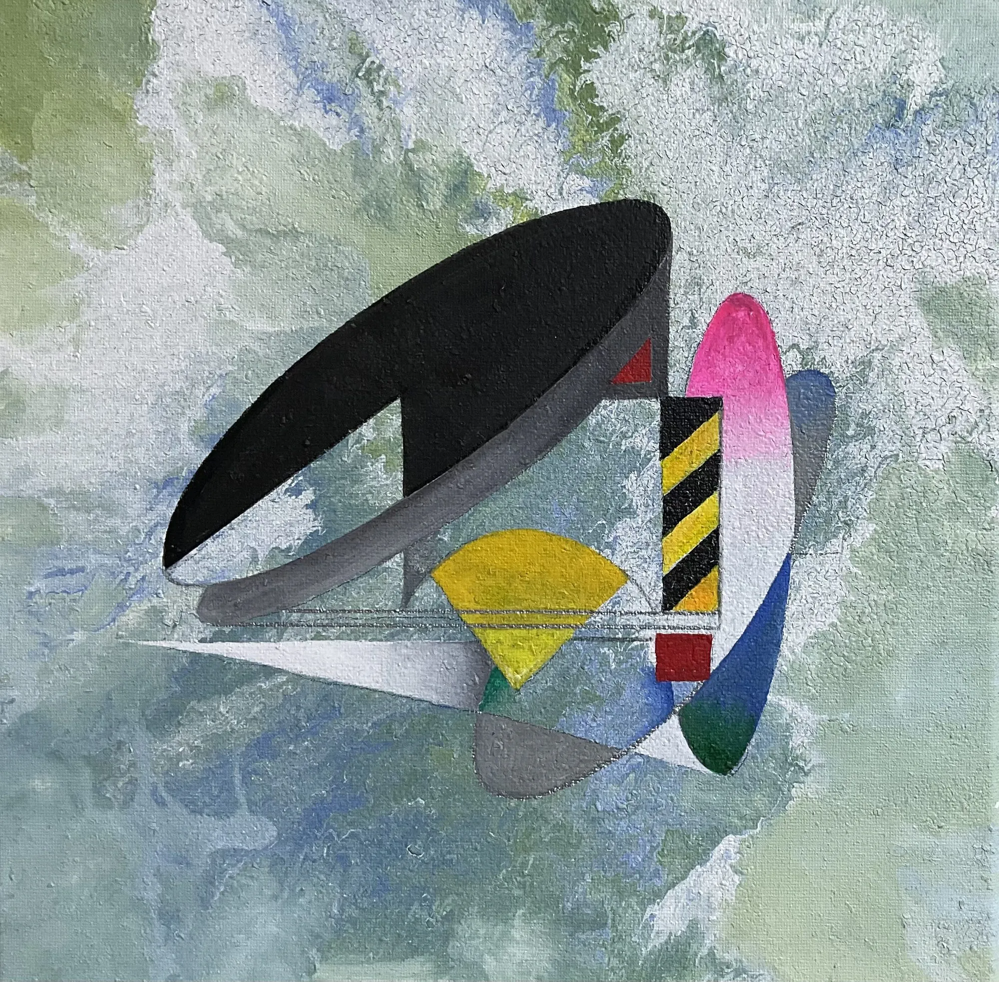 Painting “Black Ellipse” by Oleksandr Zinovyev